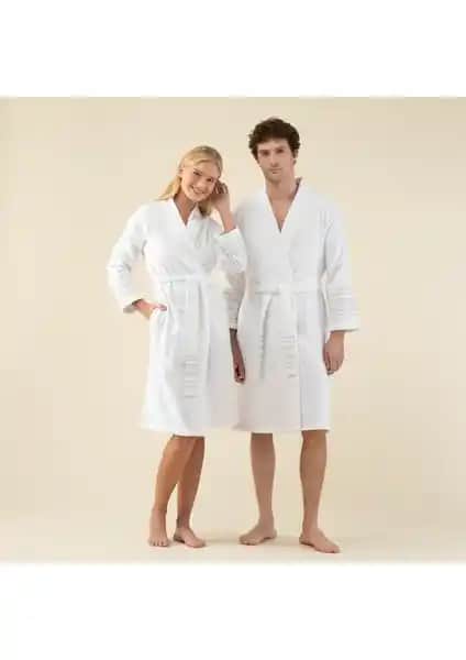 Chakra Çift Kişilik Unisex Bornoz Renk Seçenekleriyle Konfor ve Şıklık Sunar