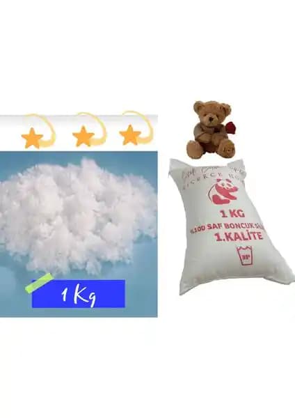 ÇİÇEKCE HOME Boncuk Silikon Elyaf 1kg: Yüksek Kaliteli Yastık ve Dekor Malzemesi