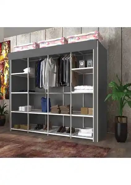 CimriKese Gri Geniş Hacimli Çift Askılı Gardrop İncelemesi ve Kullanım Tavsiyeleri