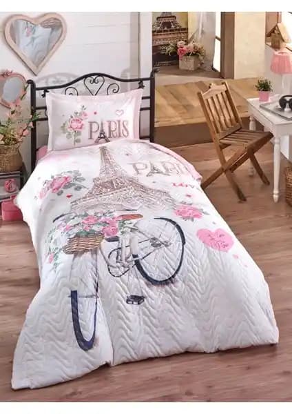 Clasy Paris Love Kapitoneli Hermevsim Set Yatak Odası İçin Şık ve Dayanıklı Pamuklu Tasarım