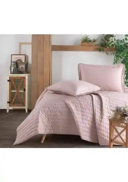 Clasy Pedra V3 Pudra Çift Kişilik Yatak Örtüsü Şıklık ve Konfor Sunar