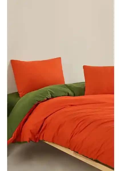 Colorpool Jeolojik Dönem Kil-Koyu Yeşil Nevresim Takımı Doğal Kumaş ve Estetik Tasarım ile Konfor Sunar