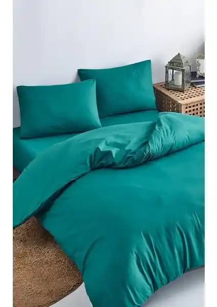 Colorpool Visual Path Koyu Nefti Nevresim Takımı Modern ve Şık Tasarım ile Konfor Sunar