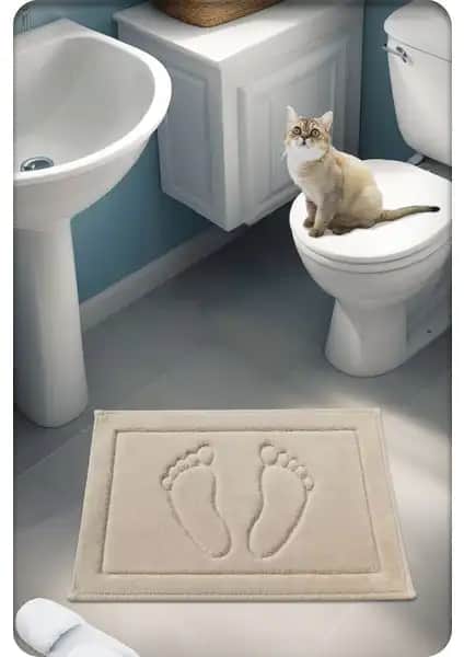 Cotton Crafty %100 Pamuk Dokuma Banyo Paspası: Doğal, Sürdürülebilir ve Şık Tasarım