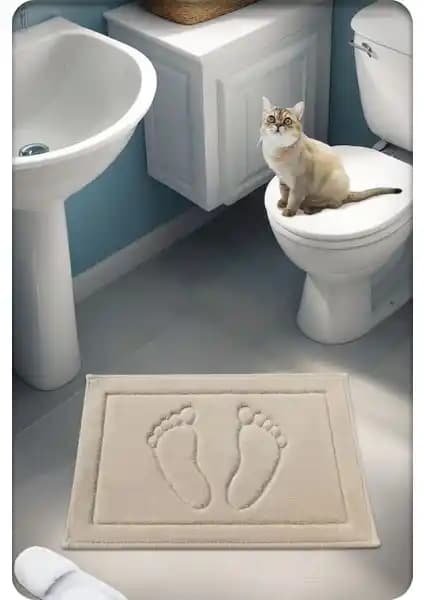 Cotton Crafty %100 Pamuk Dokuma Banyo Paspası: Doğal, Sürdürülebilir ve Şık Tasarım