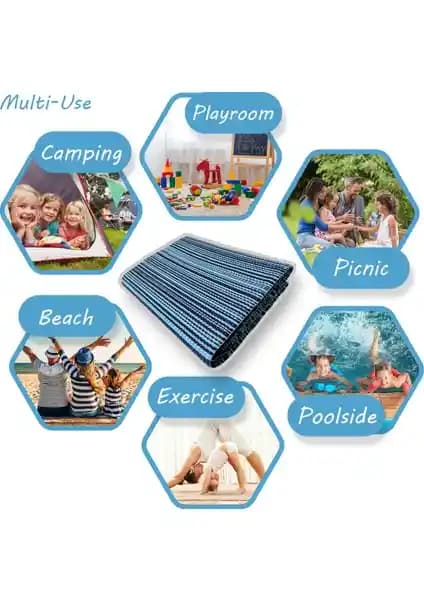 Craft Home Siyah Hasır: Doğa Dostu ve Çok Yönlü Hafif Piknik ve Plaj Hasırı