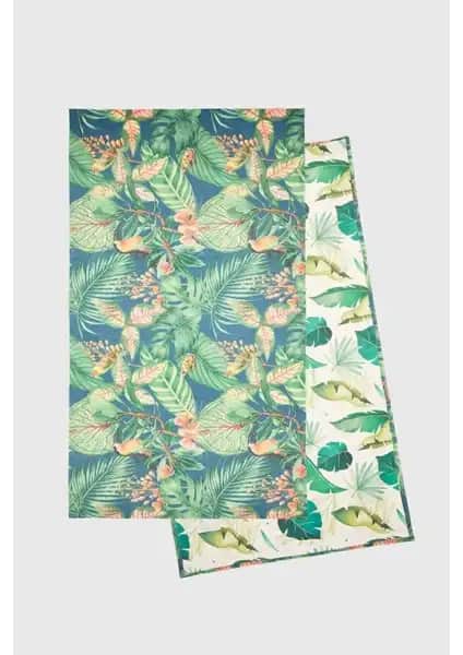 D'S Damat Yeşil Plaj Havlusu: Hafif, Emici ve Kum Tutmayan Modern Tasarım