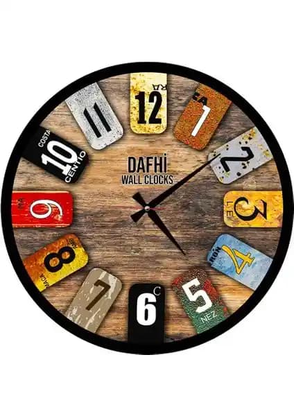Dafhi Ahşap Duvar Saati: Modern ve Şık Dekoratif Tasarım Çözümü