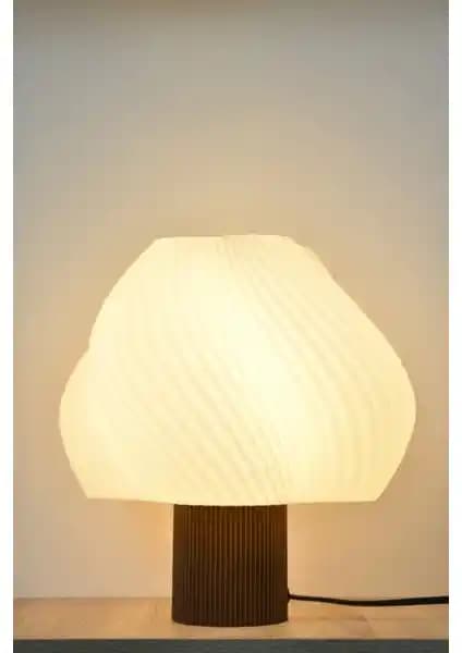 Deep Concept Creamaura Modern Kahverengi Abajur: Şık ve Fonksiyonel Ev Dekorasyonu Ürünü