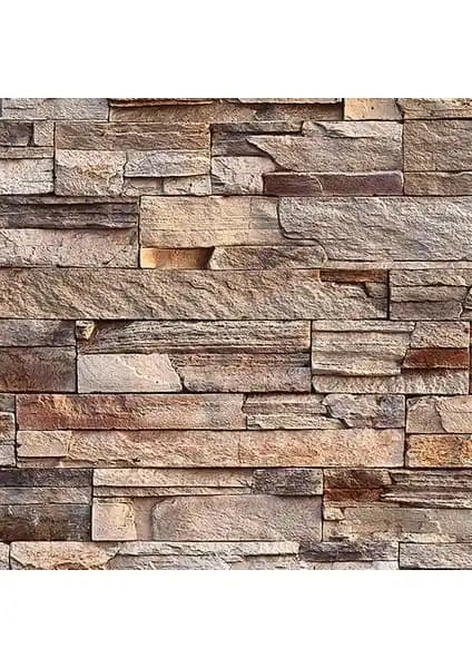 Dekor Harmony 207-B Taş Desenli Duvar Kağıdı: Estetik ve Dayanıklı Modern İç Mekan Dekoru