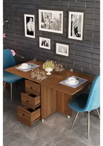 Dekorfim Lagertha Katlanır Masa: Modern ve Dayanıklı Tasarım ile Fonksiyonel Kullanım