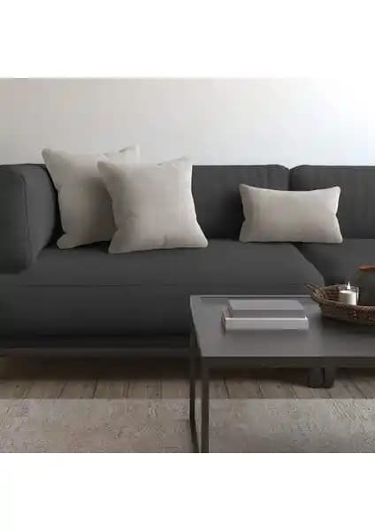 Demor Home Soft Series Badem Ezmesi Rengi Kırlent ve Yastık Kılıfı Dekoratif ve Kullanışlı Tasarım