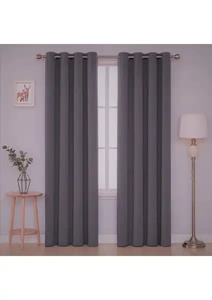 Devor Kadife Görünümlü Fonluk Perde Rustik Dekorasyon İçin Şık ve Dayanıklı Tasarım