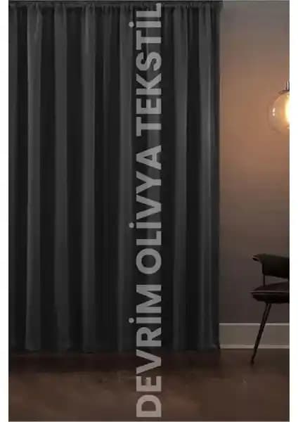 Devrim Olivya Tekstil Lüks Özel Dikim Fon Perde Kiremit Renkli Gelişmiş Özellikler