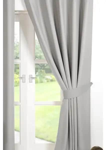 Dibace Blackout Fon Perde Açık Gri Renk ile Modern ve Fonksiyonel Tasarım