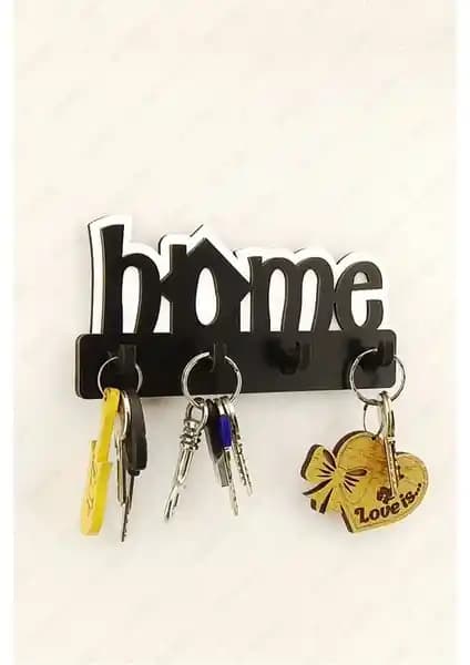 Diji Wood Home Ahşap Anahtar Askısı Modern ve Şık Duvar Dekoru Özellikleri