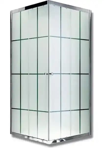 Durul Duşakabin Kare Kumlama Karomat Desen Modern ve Dayanıklı Banyo Çözümü