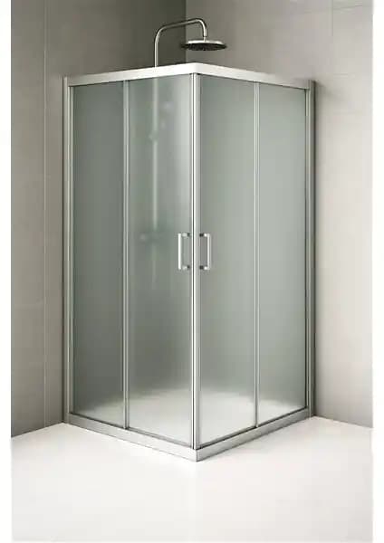 Durul Kare Duşakabin 5mm Buzlu Cam Modern ve Güvenilir Banyo Çözümü