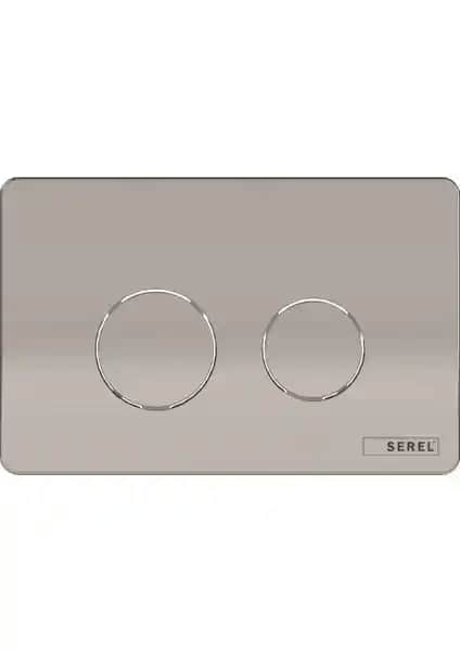 E.C.A Serel Gömme Rezervuar Kumanda Paneli Modern ve Dayanıklı Banyo Aksesuarı