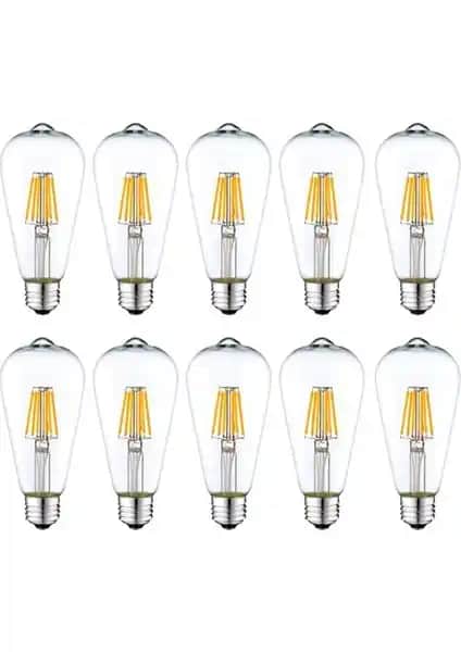 Edison ST64 LED Rustik Ampul Modern ve Enerji Tasarruflu Aydınlatma Çözümü