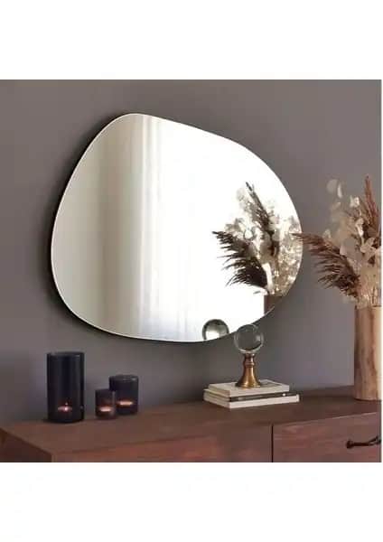 Effe Yapı Dekor Asimetrik Konsol Aynası Modern ve Şık Tasarımıyla Dekorasyonunuza Katkı Sağlar