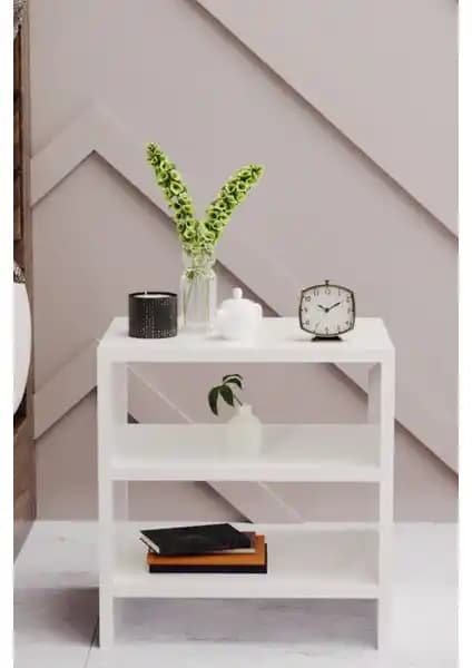 Ege Modüler 2 Raflı Komodin: Çok Amaçlı ve Modern Tasarımıyla Fonksiyonel Mobilya
