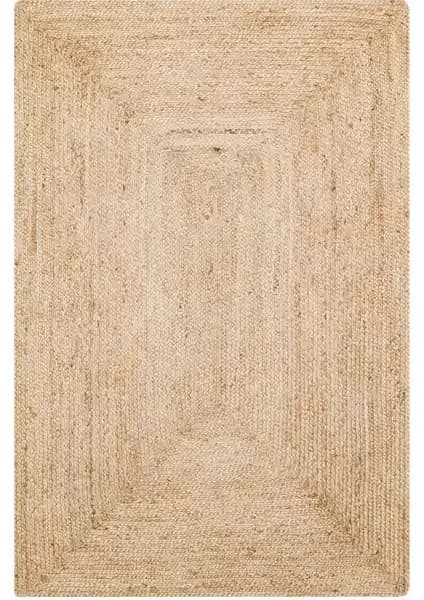 Eko Halı Ech 01 Doğal Jüt El Dokuma Kilim Modern ve Sürdürülebilir İç Dekorasyon Ürünü