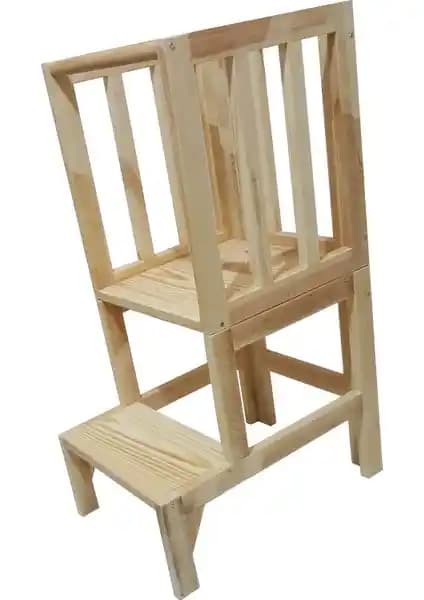 El Yapımı Montessori Öğrenme Kulesi: Güvenli ve Çok Yönlü Çocuk Eğitim Aracı