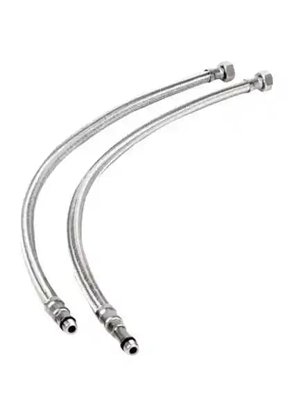 Ennalbur Batarya Flex Hortum 3/8-M10 40 Cm Kısa Uç Tesisat Bağlantı Çözümü