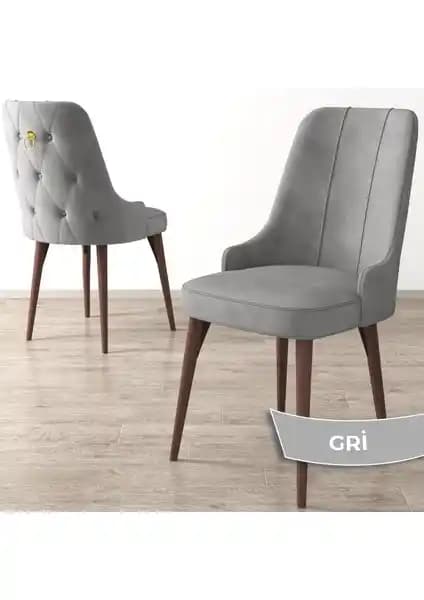 Enoa Serisi Ceviz Gürgen Ayaklı Sandalye: Modern Tasarım ve Yüksek Konfor Özellikleri