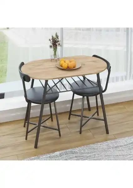 Eportatif 2 Kişilik Masa Sandalye Seti Modern Tasarım ve Çok Yönlülük Özellikleri