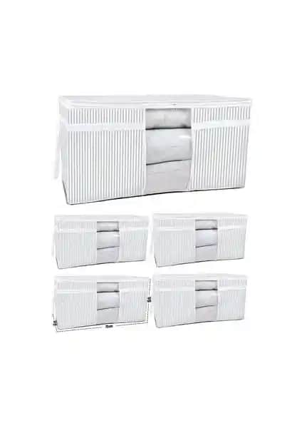 Esti 5 Adet Pencereli Yastık Yorgan Hurcu ile Evinizde Düzeni Sağlayın