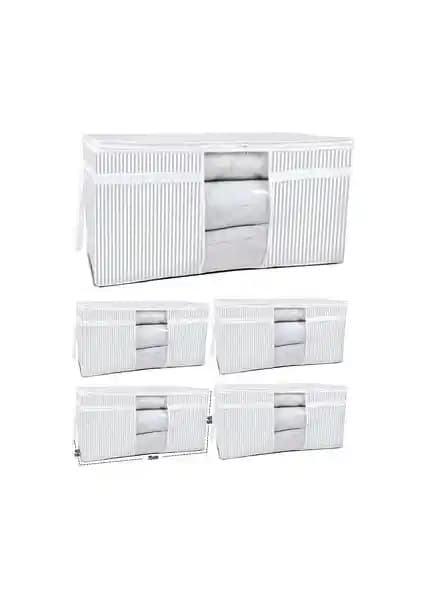 Esti 5 Adet Pencereli Yastık Yorgan Hurcu ile Evinizde Düzeni Sağlayın