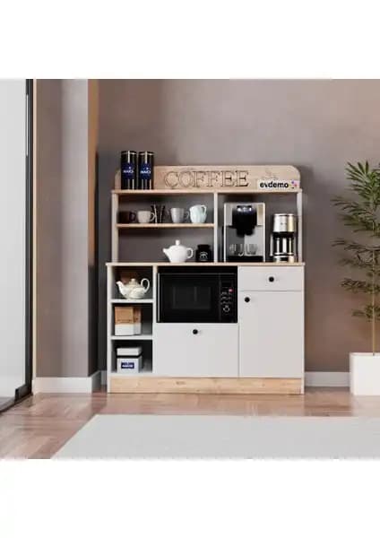 Evdemo Barista Kahve Köşesi Çok Amaçlı Dolap Atlantik Çam Detaylı İnceleme ve Kullanıcı Yorumları