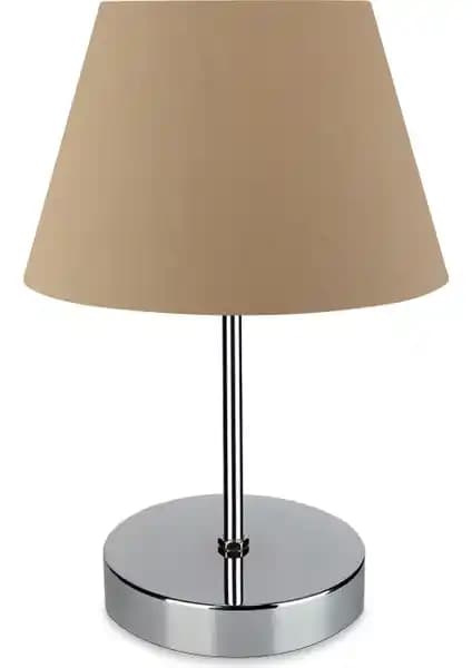 Evlight Nura Krom Abajur: Modern ve Şık Dekoratif Aydınlatma Çözümü