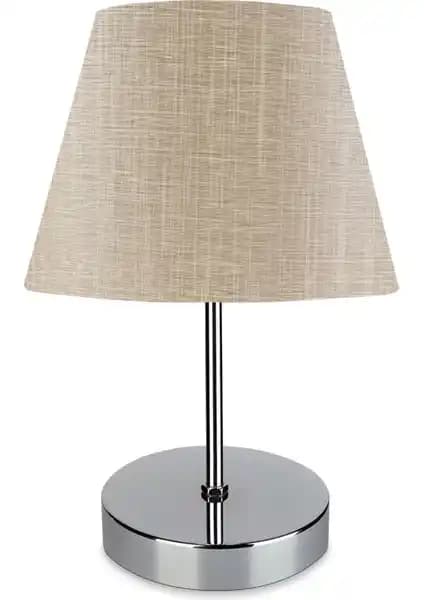 Evlight Nura Krom Abajur: Modern ve Şık Tasarımıyla Ev Dekorasyonunuza Zarif Dokunuşlar