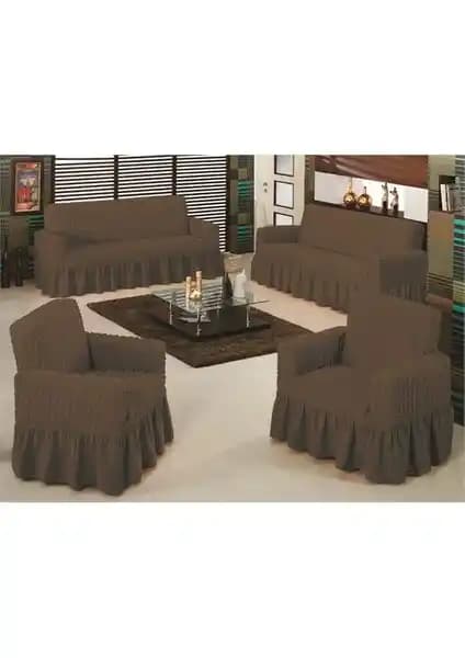 Evory Home Bürümcük Maxi Koltuk Örtüsü Takımı Modern ve Koruyucu Tasarım