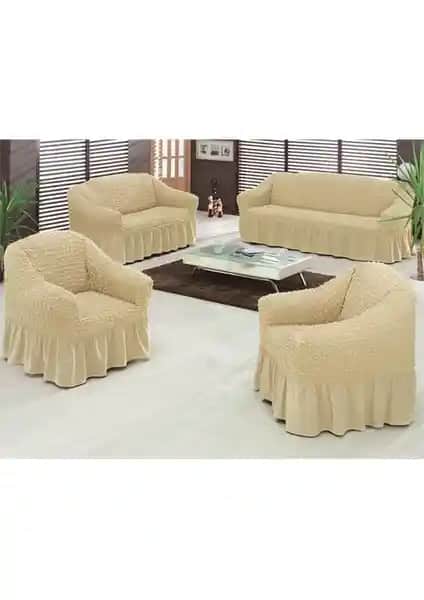 Evory Home Bürümcük Standart Koltuk Örtüsü Takımı Estetik ve Fonksiyonellik Bir Arada