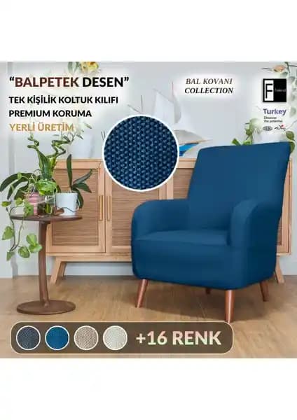 Faiend Likrali Tek Kişilik Koltuk Kılıfı: Modern ve Şık Ev Dekorasyonu İçin Uygun