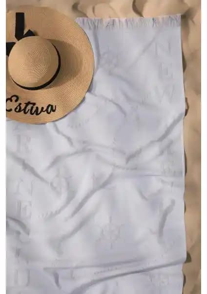 Favora Trend %100 Pamuk Kabartmalı Plaj Havlusu Gri, Şık ve Pratik Yaz Aksesuarı