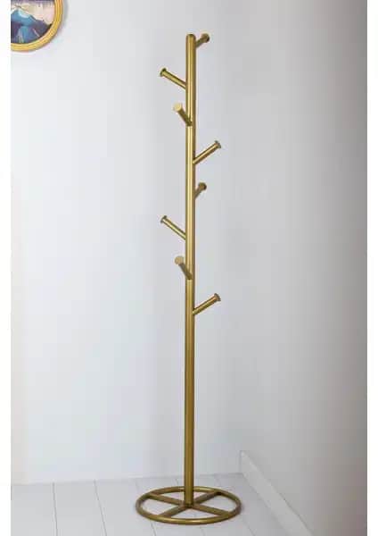 Fec Reklam Solid Gold Metal Ayaklı Elbise Askısı Ev Dekorasyonuna Uygun