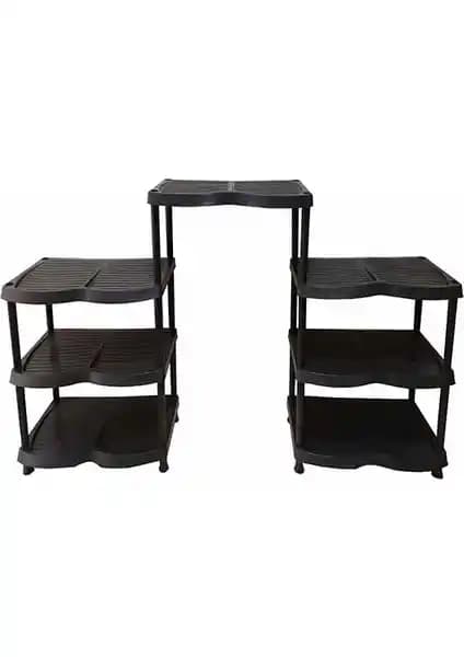 Foldhom Mega Plastik Ayakkabılık ve Terlik Rafı: Çok Katlı Modern Depolama Çözümü