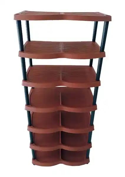 Foldhom Mega Plastik Ayakkabılık ve Terlik Rafı: Çok Katlı ve Esnek Depolama Çözümü