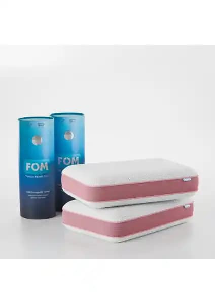 FOM 2'li Tombik Ortopedik Visco Yastık Seti ile Sağlıklı ve Konforlu Uyku Deneyimi