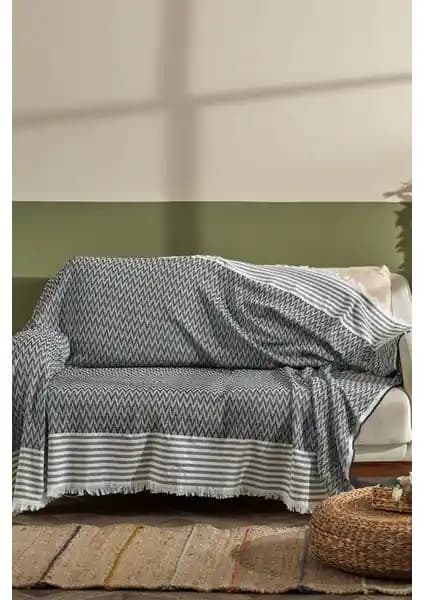 Fushia Trio Natural Keten Koltuk Örtüsü: Şıklık ve Dayanıklılık Sunan Modern Tasarım