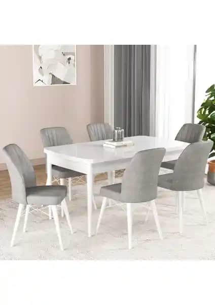 GadaHome Hestia Serisi Açılabilir MDF Mutfak ve Salon Masa Takımı Detayları