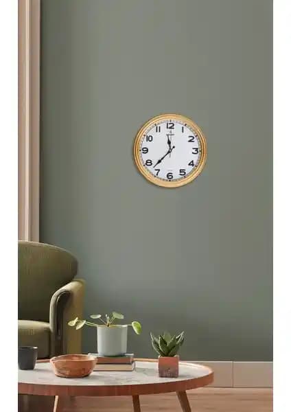 Galaxy Modern 200-A Gold Renk Duvar Saati: Estetik ve Fonksiyonelliğin Şık Buluşması