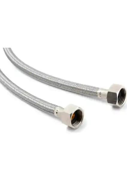 GMS 2 Adet 3/8 Dişi Çelik Klozet Bağlantı Flex Hortumu – Dayanıklı ve Esnek Tasarım