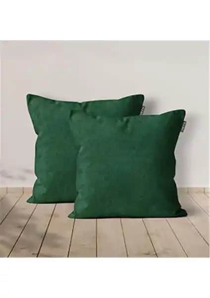 Goccia 2'li Kadife Dokulu Dikdörtgen Kırlent Kılıfı Yüksek Kalite ve Estetik İçin