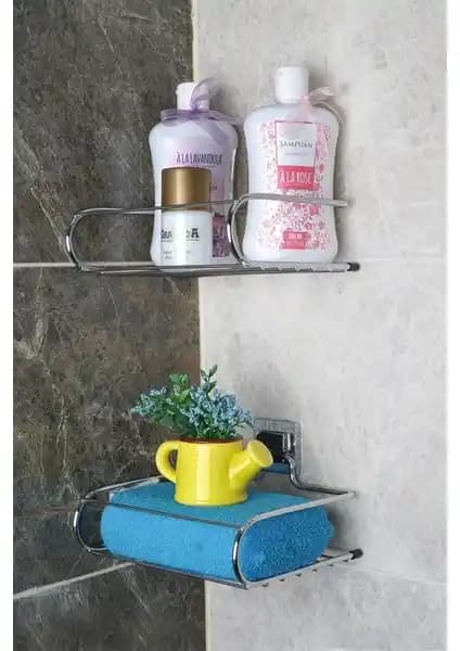 Hagen Güçlü Yapıştırma Banyo Mini Rafı: Dayanıklı ve Estetik Çözüm